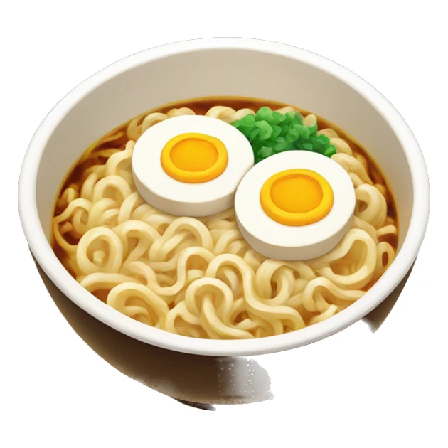Fancy bowl of Ramen Asian noodles sticker