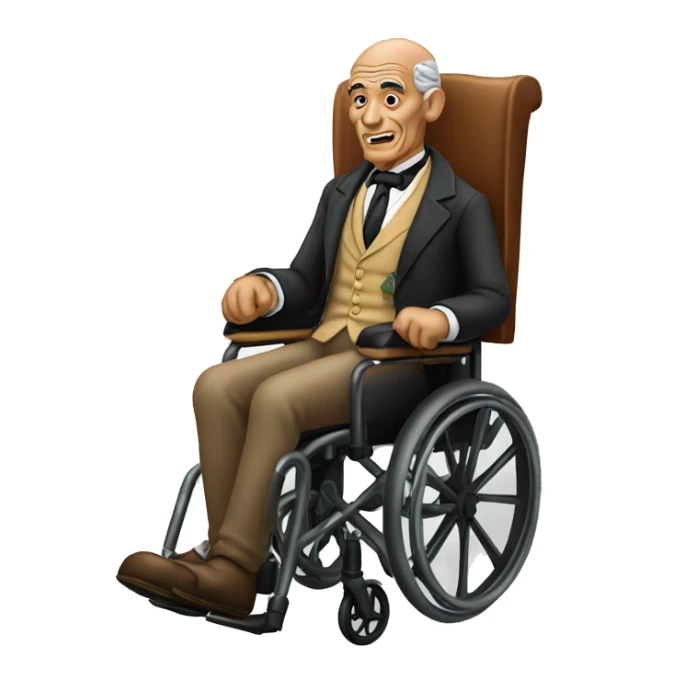 Hector Salamanca on Wheel Chair sticker