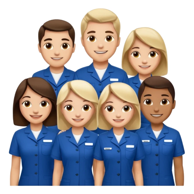 Team work hilton go sticker