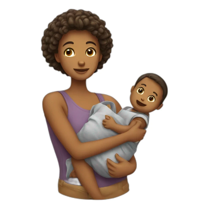 Personne qui vont un enfant sticker