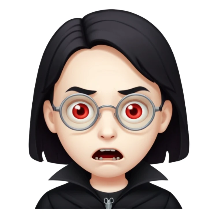 vampire kids with opticals Body looks like terror sticker