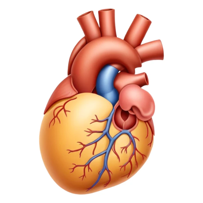 A symbolic male reproductive system, abstract medical illustration sticker