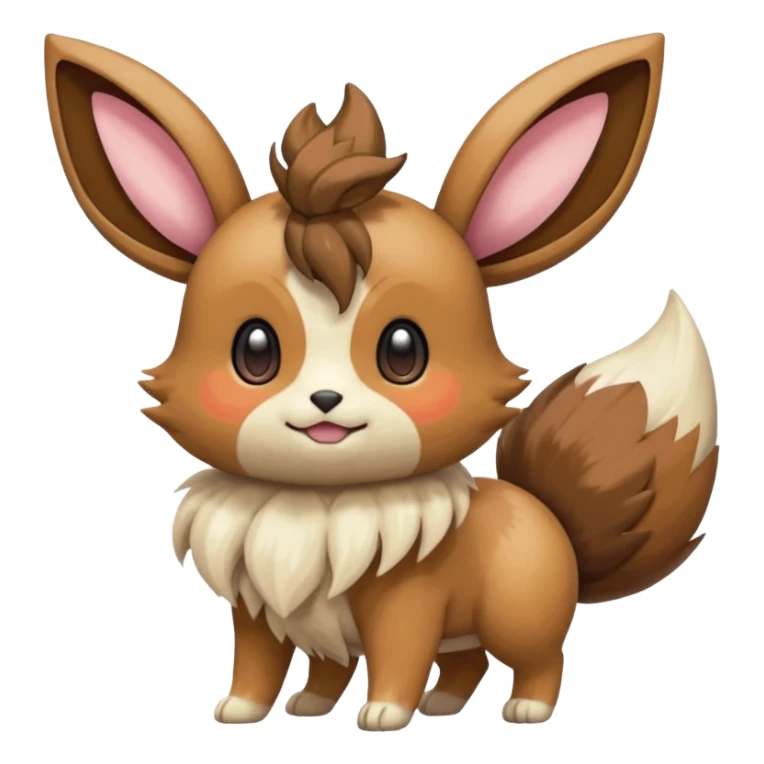 Meloetta-Buneary-Eevee-Pokémon-Fakémon-creature sticker