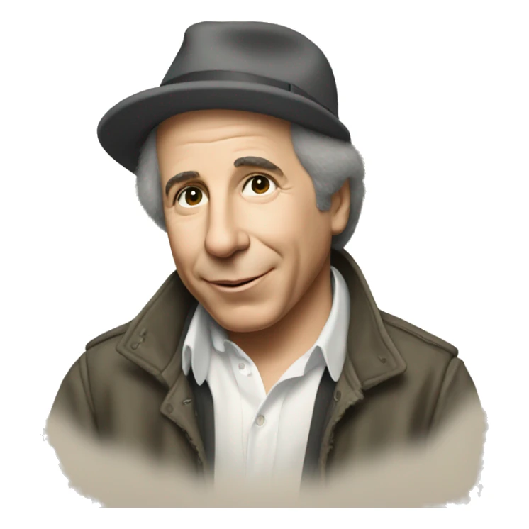 Paul Simon as shown on the Wikipedia page of Simon and Garfunkel  sticker