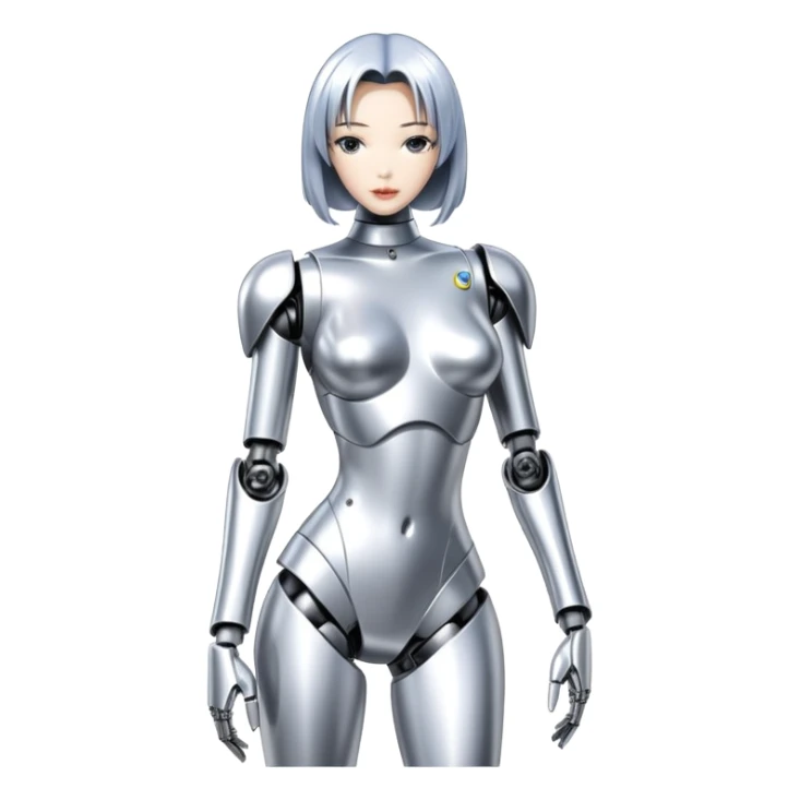 Sorayama sexy robot glossy sfw sticker