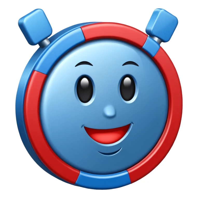  “Goal” sign blue (#00A3E0) and red (#F9423A)  sticker