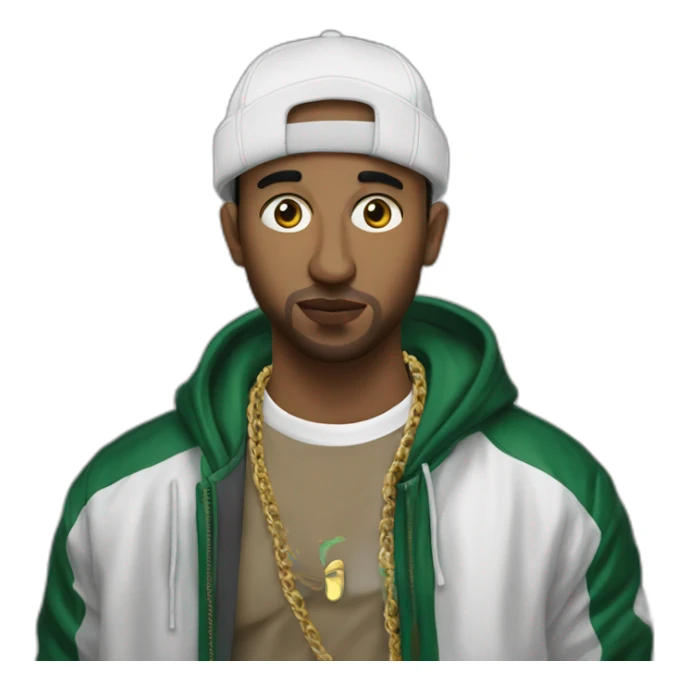 N.O.S from pnl Algerian French rapper sticker