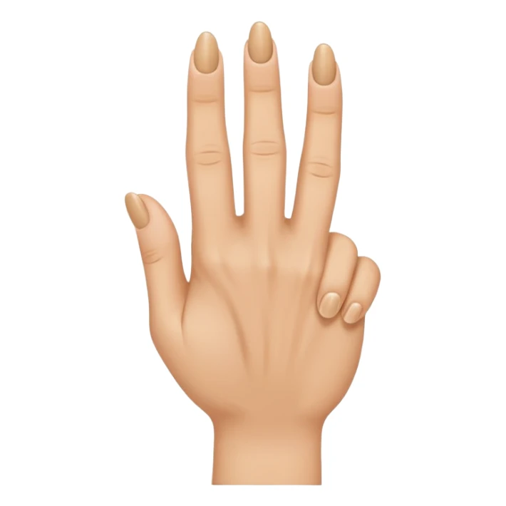 make me a hand emoji with the ring and middle finger sticking up on one hand sticker