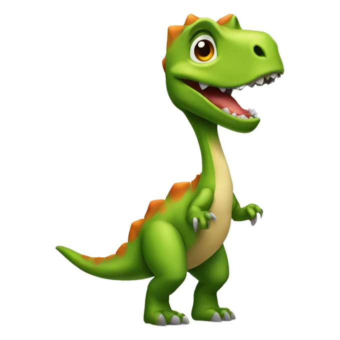 Dinozaur în mașină decapotabilă sticker