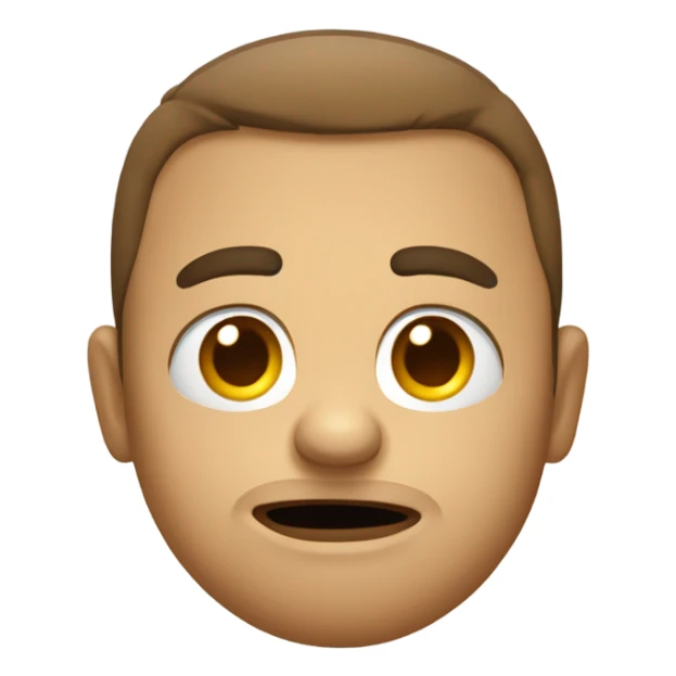 emoji that looks annoyed while holding a hand up  sticker