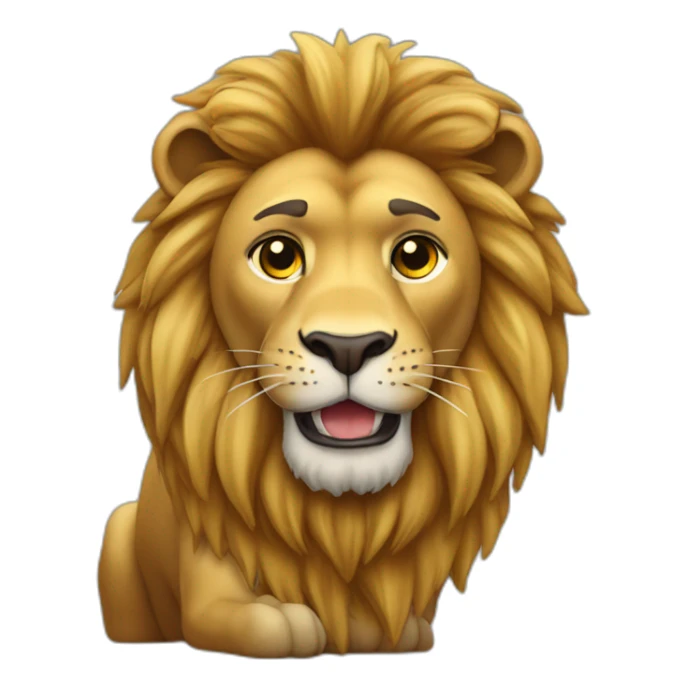Ronaldo sur un lion sticker