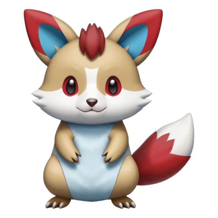 Shiny Furret-Minccino-Oshawott-Zangoose-Hybrid (Full body) sticker
