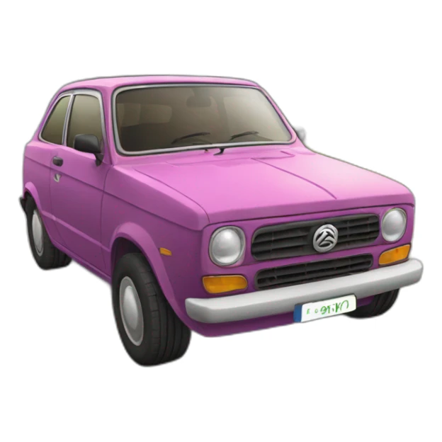 La voiture tes’a sticker