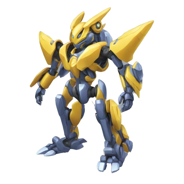 Futuristic Mechanical Pokémon-Medabot-Dragon full body sticker