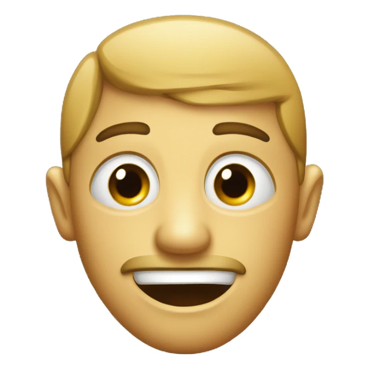 side eye emoji with mouth open sticker