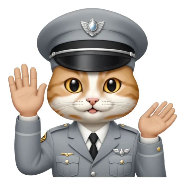 Un chat qui fait un doigt d’honneur sticker