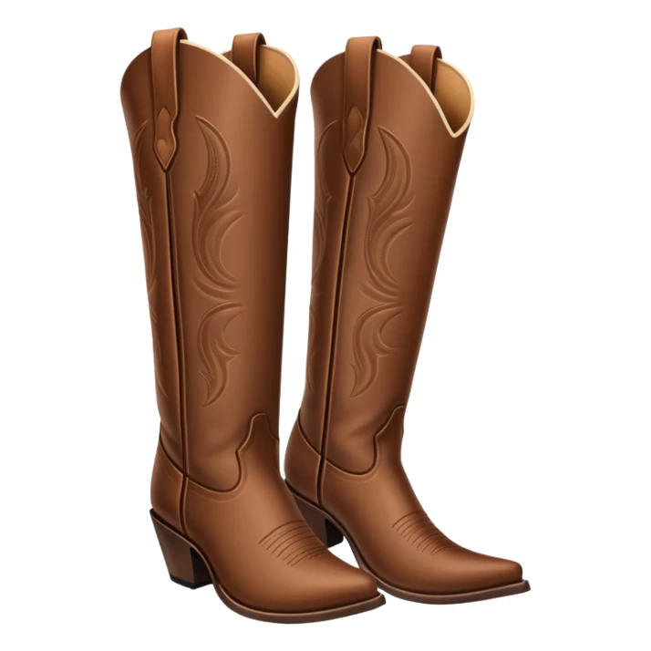 classic western cowboy boots with pointed toe and tall shaft sticker