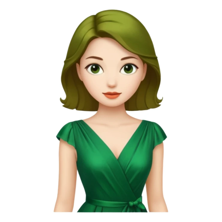 green dres sticker