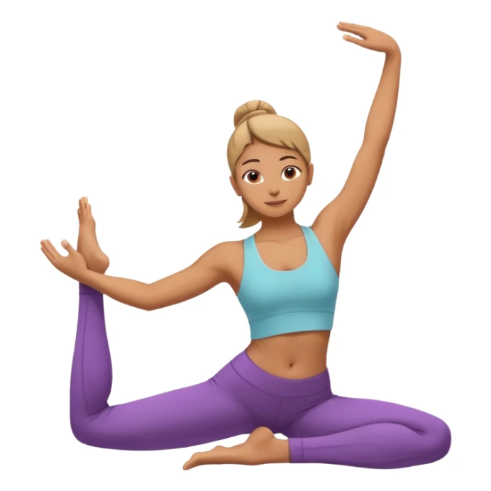 Person Doing Yoga sticker