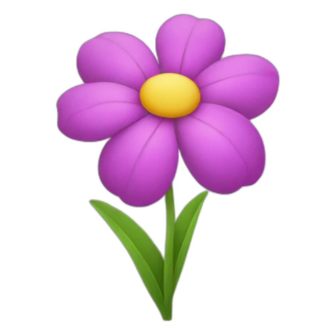 Flower sticker