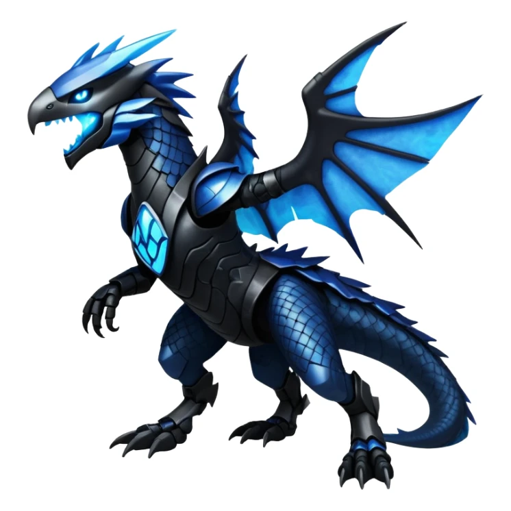 Punk’ish Edgy Futuristic Badass Dark Gothic Zekrom-aktuaren-Aurorus-Hybrid-Creature sticker