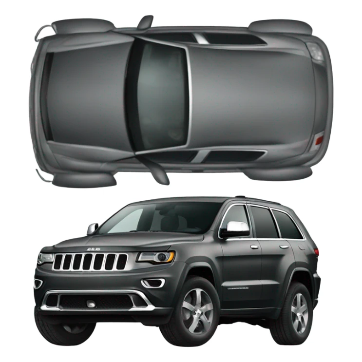 Charcoal grey jeep grand cherokee sticker