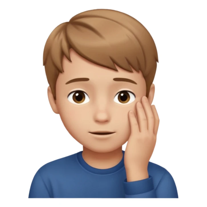 Create a shyness imoji Boys imoji Boys imoji hand in face hand in full face create a shame boys imoji  sticker