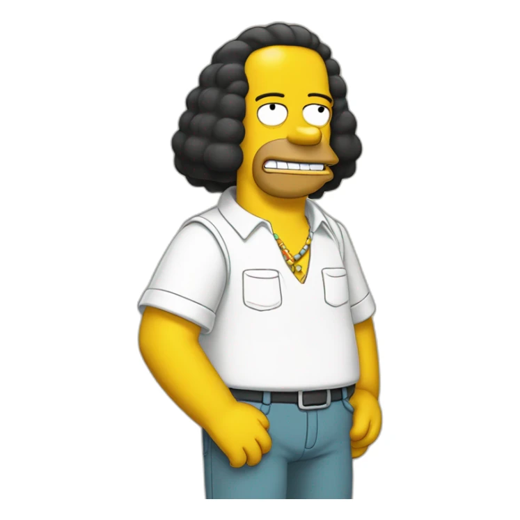 Tahiti bob de la série les simpson sticker