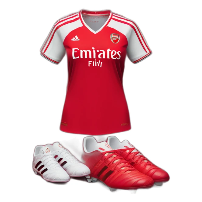 Arsenal women’s home jersey adidas sticker