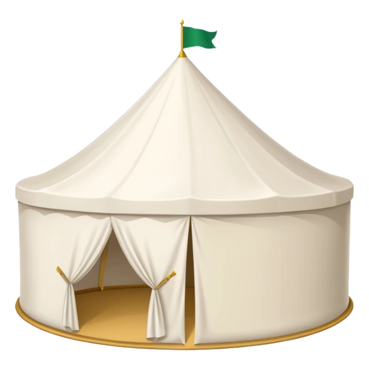 white tent like arafah the ones in saudi sticker