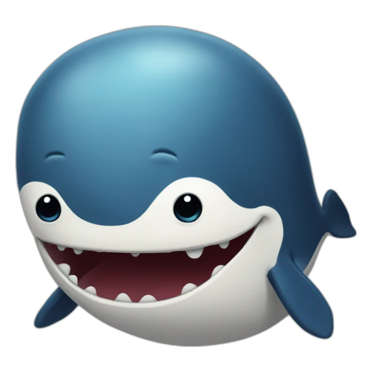 whale-person-mascot-fear sticker