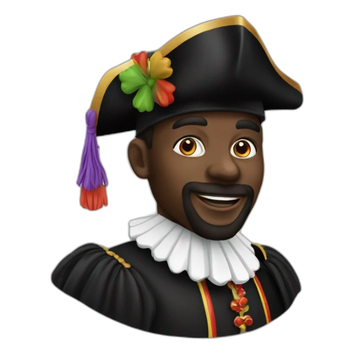 zwarte-piet regenboog sticker
