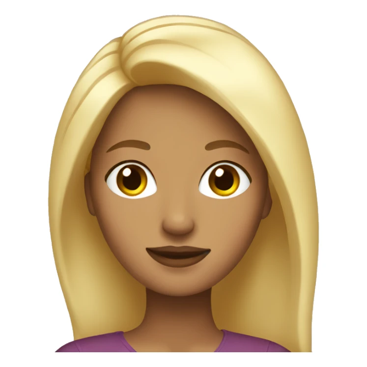 Latina with blonde hair sticker