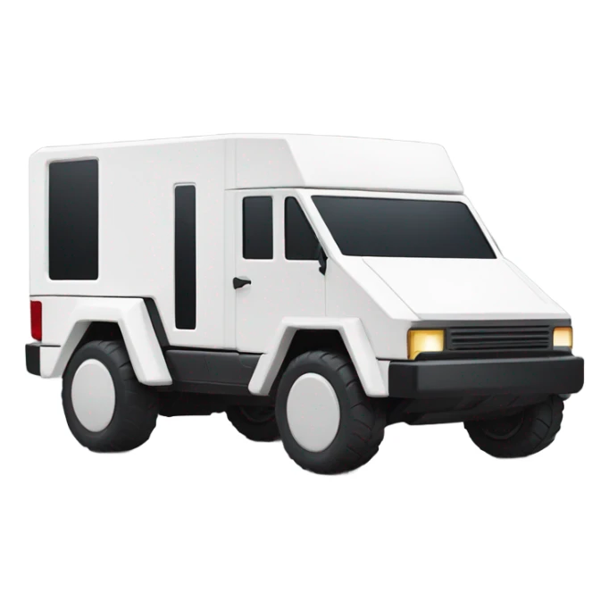 Tesla cybertruck white original long  sticker