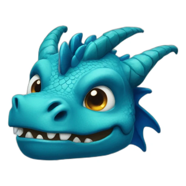blue dragon sticker