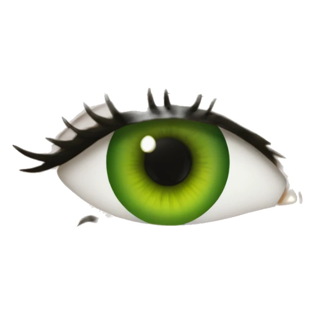green woman eyes only eyes sticker
