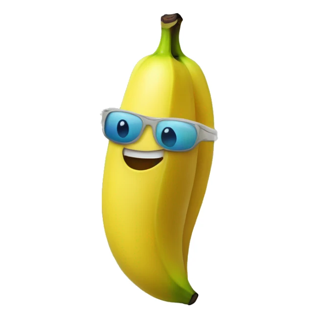 UN TIBURON banana sticker