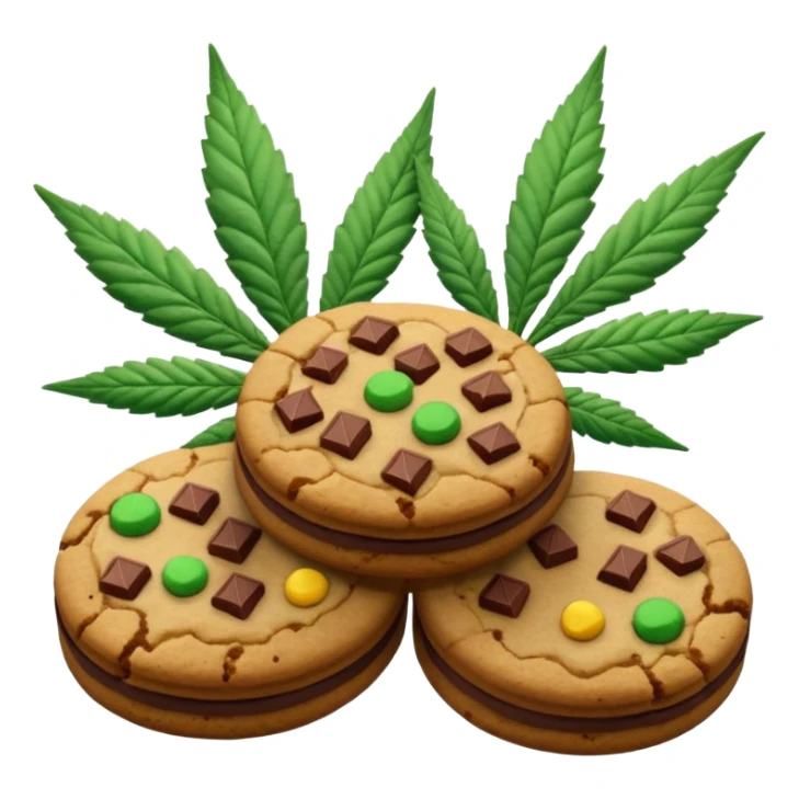 oreoz cookies with cannabis leaf sticker