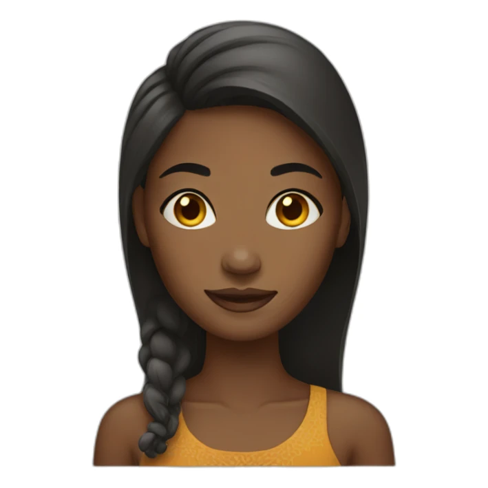african woman sticker
