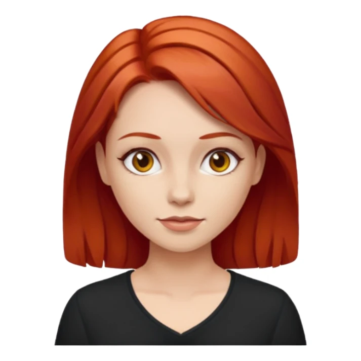 ogeti rossa femine sticker