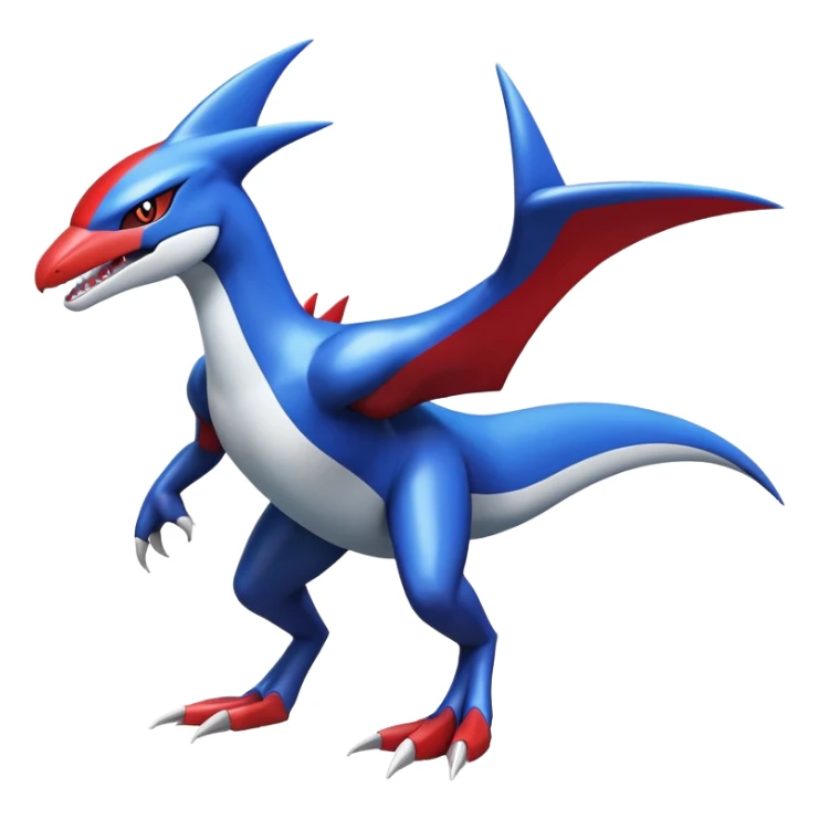 Miraidon-Latias-Garchomp-Fakémon-hybrid-creature (full body)  sticker