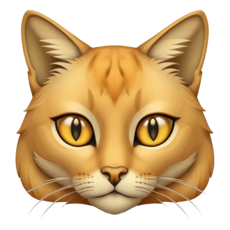 Face of Egyptian Cat in game pixelized style sticker
