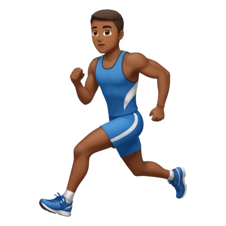 caarrera a pie sticker