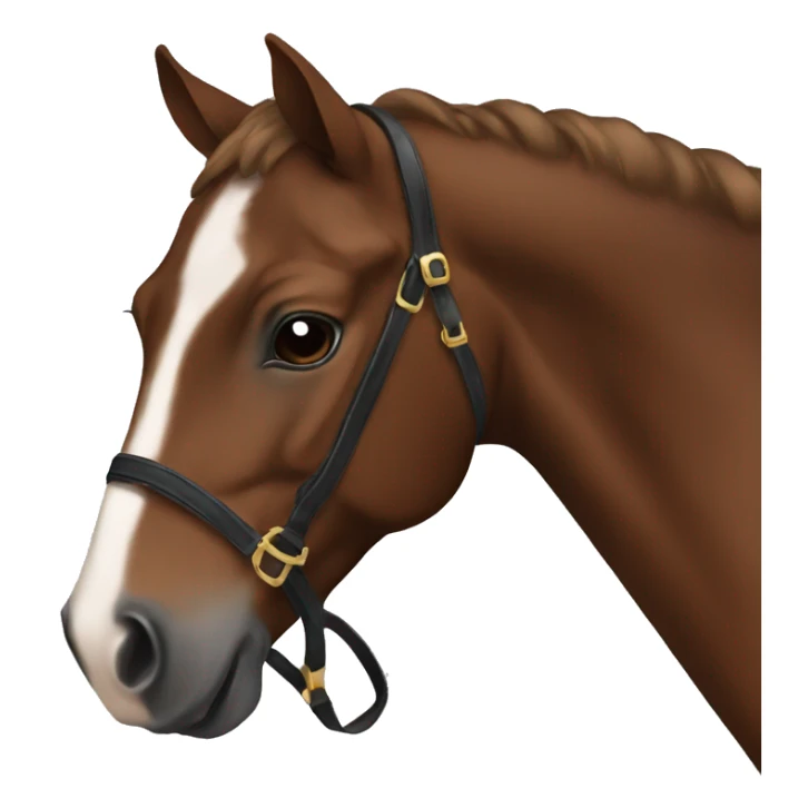Brown show horse  sticker