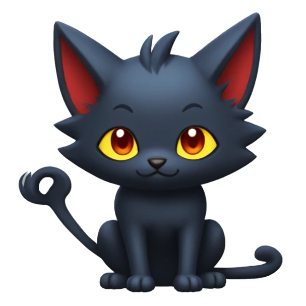 Litten-Zorua-Quilava-Bat-Cat full body sticker
