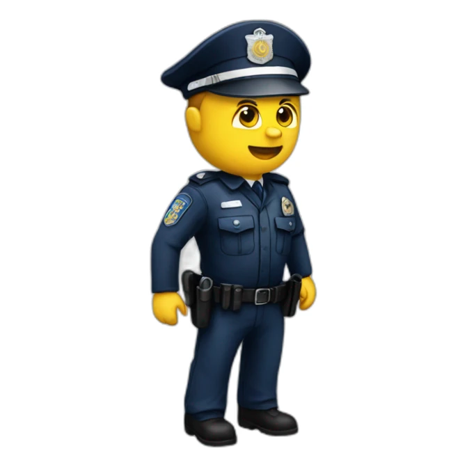 Police nationale sticker