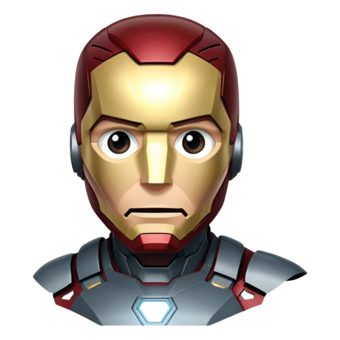 james rhodes black iron man from  from civil war sticker
