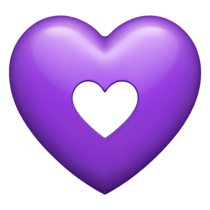 The white Letter “t” inside a Purple Heart sticker