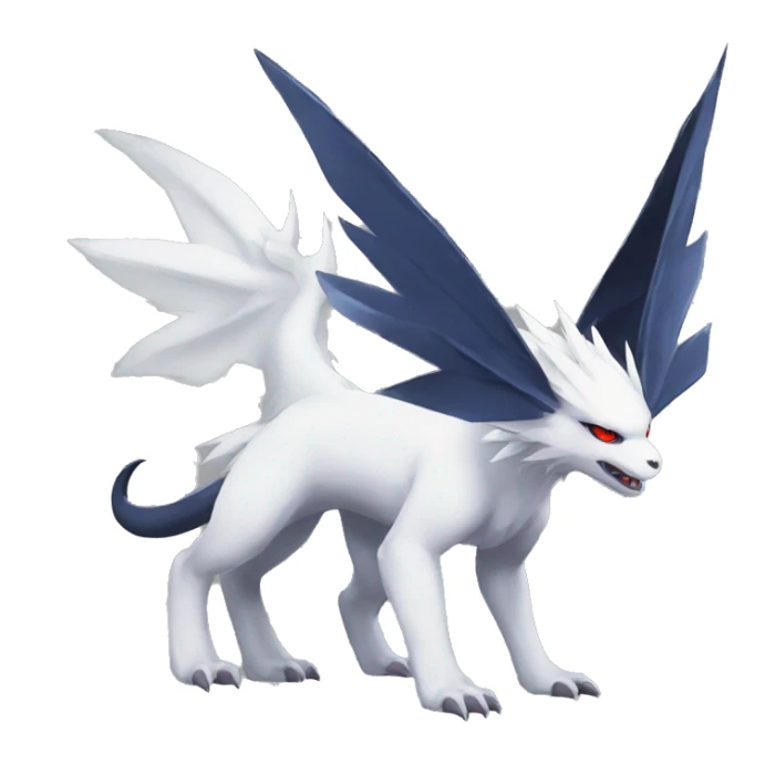 Edgy Cool Nargacuga-Absol-Pokémon Full Body sticker