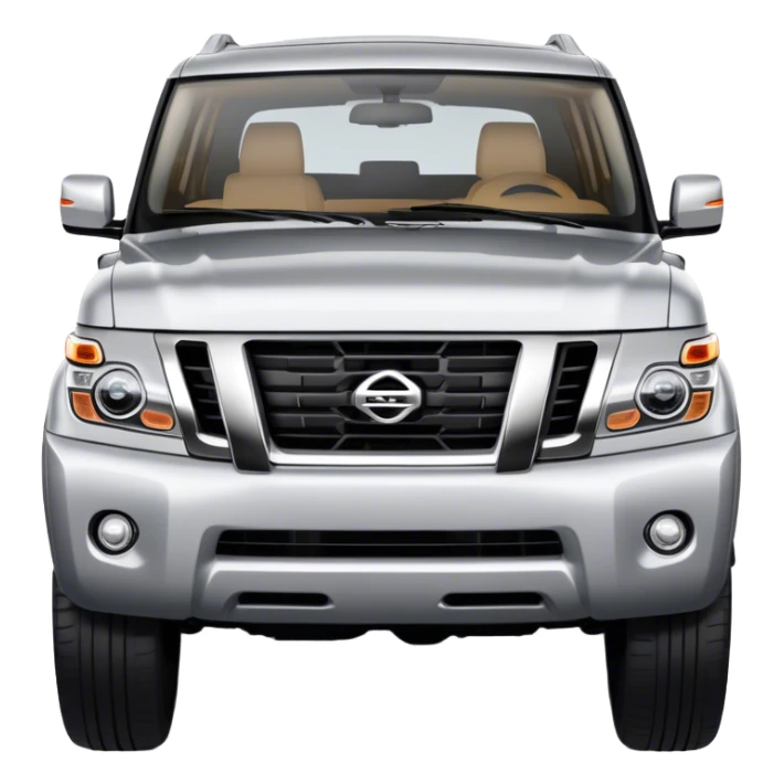 Nissan Patrol - Nissan (Model Year: 2022) (Iconic colour: Silver) sticker